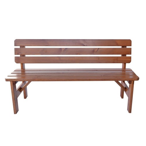 Záhradná drevená lavica Viking - 150 cm, lakovaná