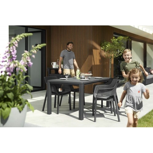 Stôl Júlia - 146 cm, antracit