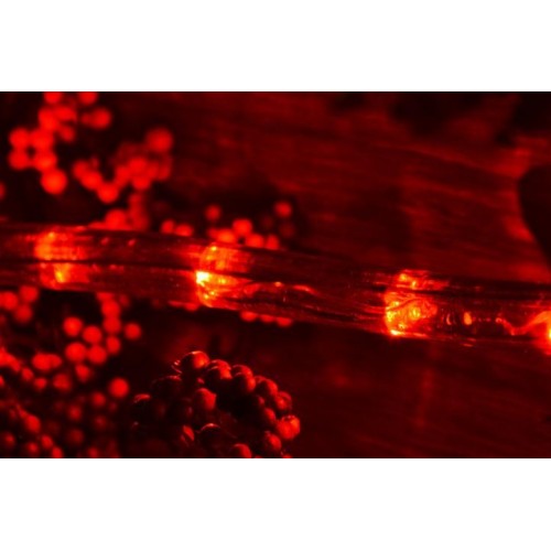 NEXOS LED svetelný kábel 10 m, 240 LED diód, červený