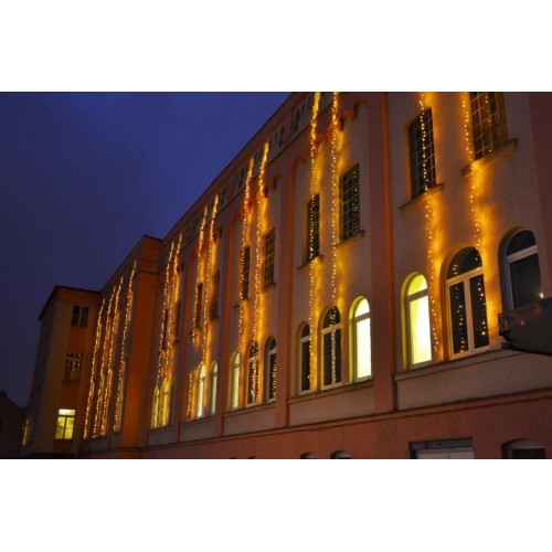 NEXOS Vianočná reťaz 4 m, 40 LED, farebná, zelený kábel