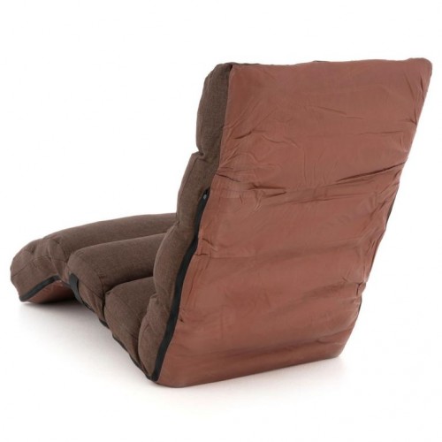 Nastaviteľné lehátko - hnedé