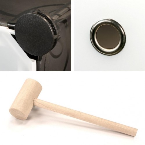 Zásuvný botník čierno-biely