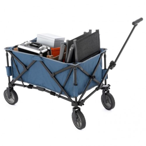 Transportný skladací vozík - modrý