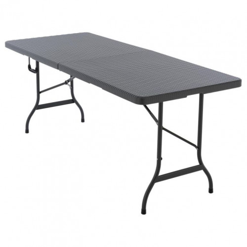 Skladací prenosný stôl 180 cm, antracit
