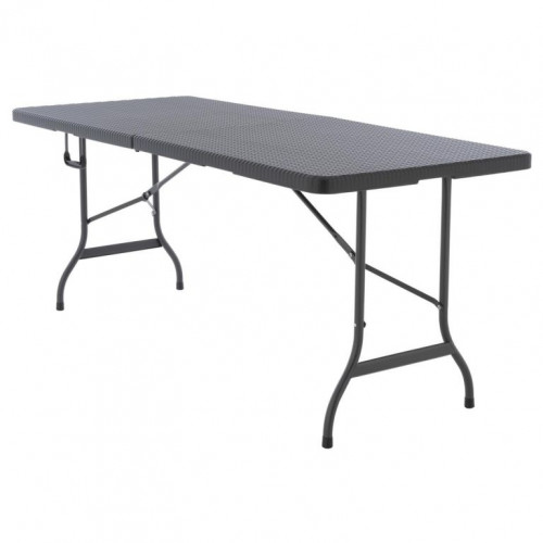 Skladací prenosný stôl 180 cm, antracit