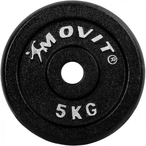 MOVIT sada 4 kusov závažia - 5 kg, liatina