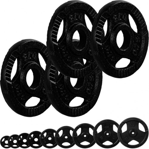 MOVIT sada závažia na činky s úchytom - 0,75 kg, liatina