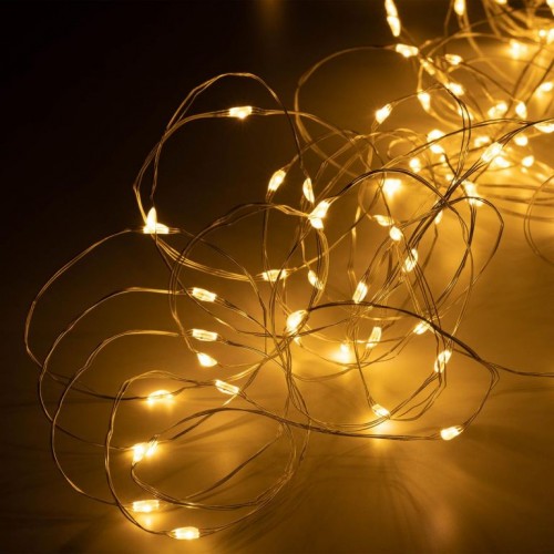 Svetelná reťaz s časovačom - 200 LED, teplá biela Svetelná reťaz s časovačom - 200 LED, teplá biela