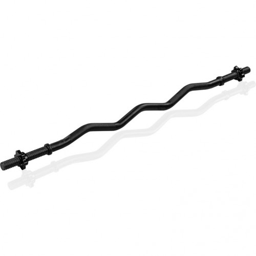 MOVIT posilňovacia tyč - 120 cm, čierna, hviezdicový uzáver