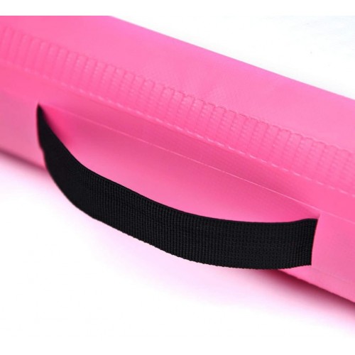 Nafukovacia gymnastická žinenka, 300 x 100 x 10 cm, ružová