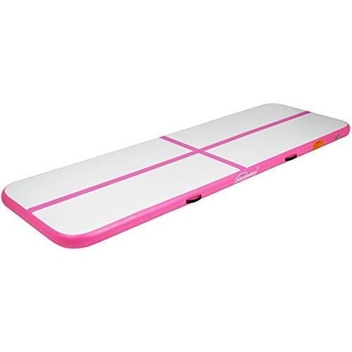 Nafukovacia gymnastická žinenka, 300 x 100 x 10 cm, ružová