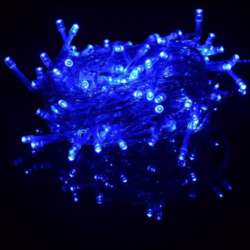 NEXOS Sada LED svetelných reťazí, 20 LED, modrá, 2 ks