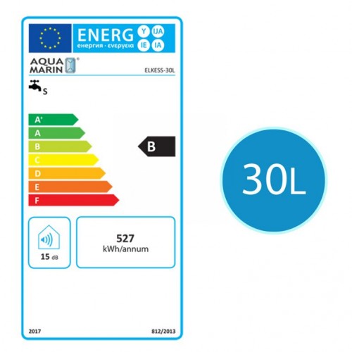 Elektrický zásobník na horúcu vodu 30 l, biely Elektrický zásobník na horúcu vodu 30 l, biely