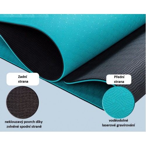 MOVIT Jóga podložka na cvičenie, 190 x 100 cm, žltá