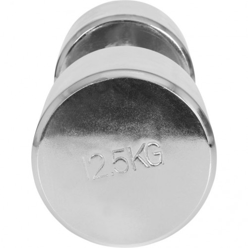 Gorilla Sports Pochrómované jednoručné činky, 2 x 12,5 kg