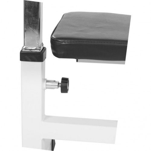 Gorilla Sports Univerzálna posilňovacia lavica, biela