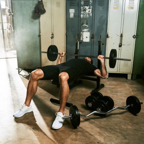 Gorilla Sports Nakladací činkový set, plastové závažie 100 kg