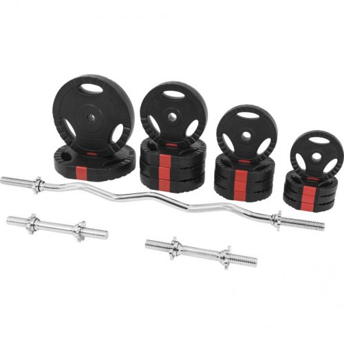 Gorilla Sports Nakladací činkový set, 70 kg