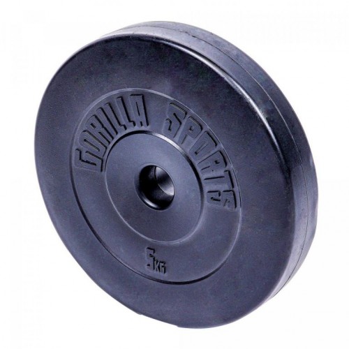 Gorilla Sports Set nakladacích tyčí + závažia, plast, 38 kg