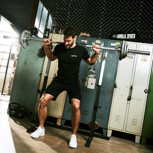 Gorilla Sports Liatinový záťažový kotúč, strieborný, 1,25 kg