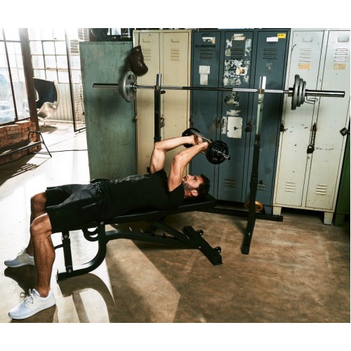 Gorilla Sports Liatinový záťažový kotúč, strieborný, 15 kg