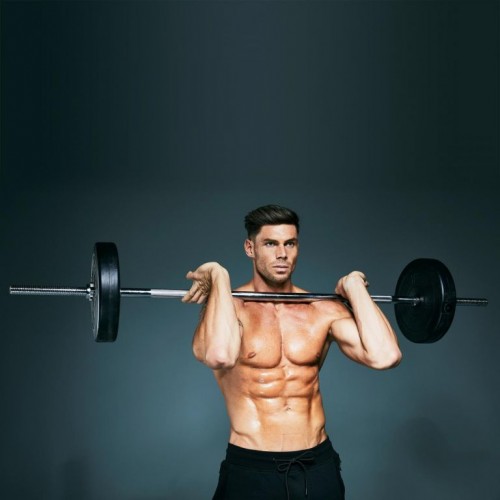Gorilla Sports Činkový kotúč z plastu, výplň cement, 15 kg