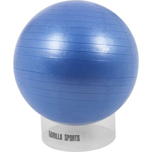 Gorilla Sports Stojan na gymnastickú loptu, priehľadný