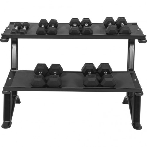 Gorilla Sports Stojan pre šesťhranné jednoručky, 100 cm