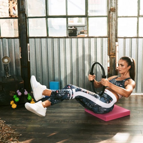 Gorilla Sports Kruh na pilates, 39 cm, čierny