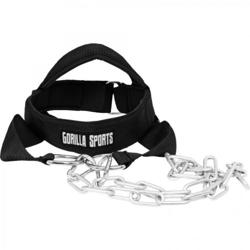 Gorilla Sports Nylonový nákrčník, čierny
