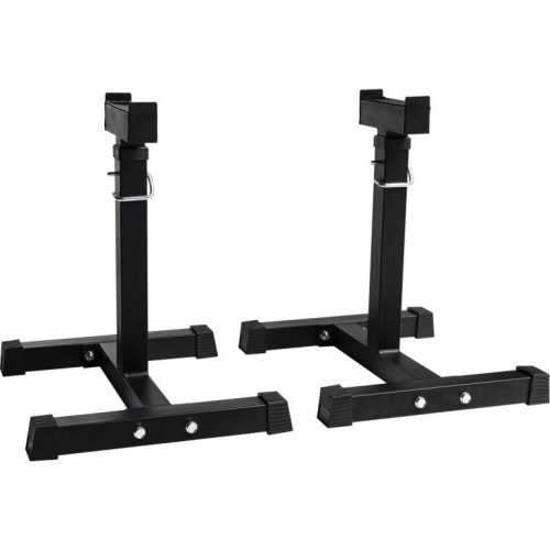 Gorilla Sports stojan na činky, čierny