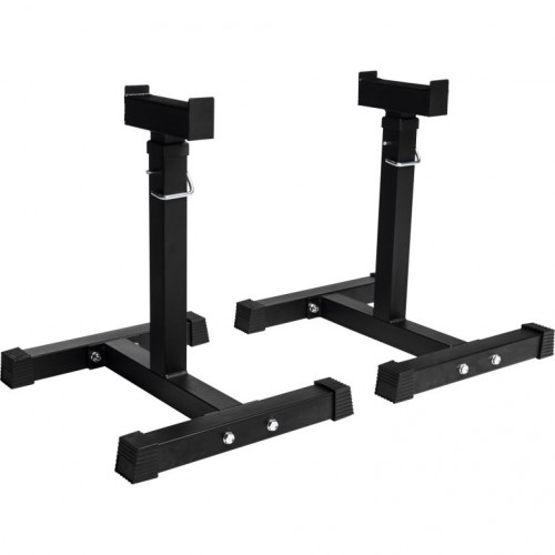 Gorilla Sports stojan na činky, čierny