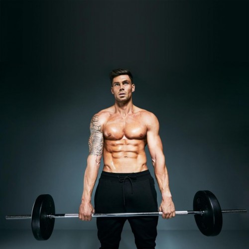 Gorilla Sports Tyč s hviezdicovým zámkom, chróm, 200 cm