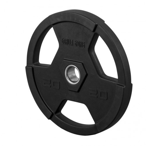 Gorilla Sports Záťažový kotúč, plast, 20 kg