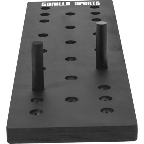 Gorilla Sports Tréningová doska na lezenie, čierna Gorilla Sports Tréningová doska na lezenie, čierna