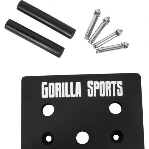 Gorilla Sports Tréningová doska na lezenie, čierna