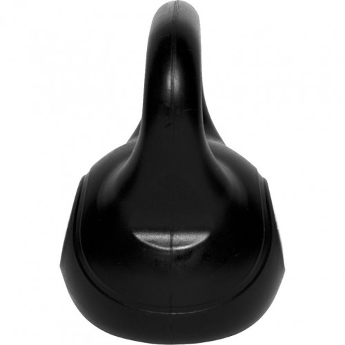 Gorilla Sports kettlebell činka, plast, čierna, 5 kg