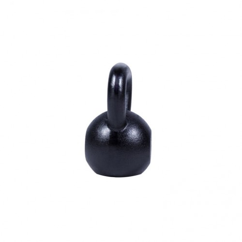 Gorilla Sports Kettlebell činka, liatinová, čierna, 12 kg