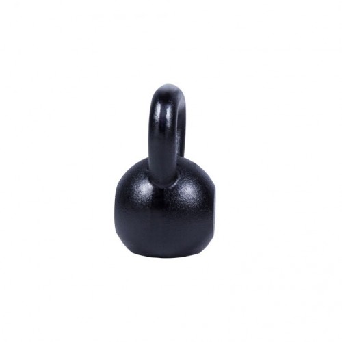 Gorilla Sports Kettlebell činka, liatinová, čierna, 16 kg