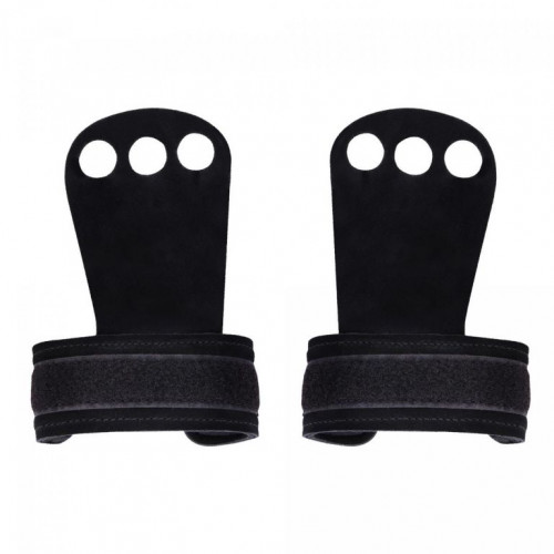 Gorilla Sports Mozoľníky Grips, 2 kusy, S, čierne Gorilla Sports Mozoľníky Grips, 2 kusy, S, čierne