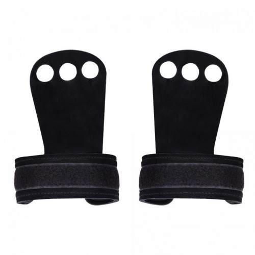 Gorilla Sports Mozoľníky Grips, 2 kusy, M, čierne