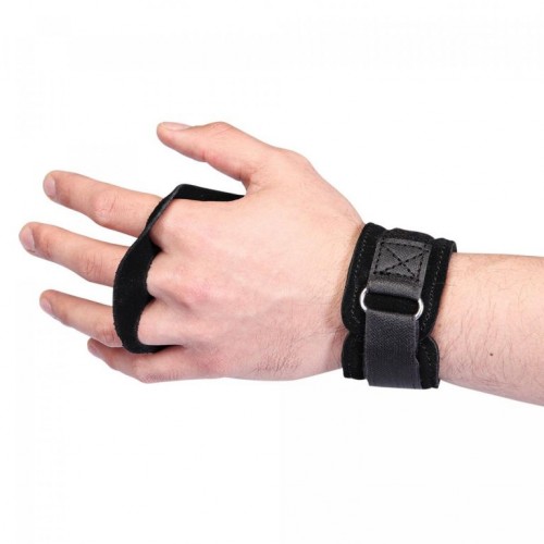 Gorilla Sports Mozoľníky Grips, 2 kusy, M, čierne Gorilla Sports Mozoľníky Grips, 2 kusy, M, čierne