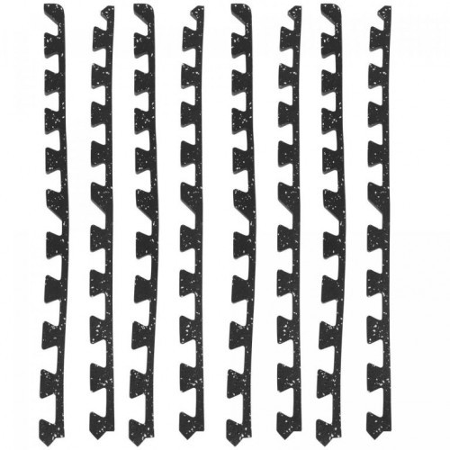 Gorilla Sports sada ochranných podložiek, 4 ks, čierna/biela