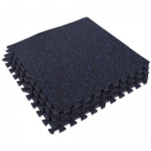 Gorilla Sports Sada ochranných podložiek, 4 ks, čierna/modrá