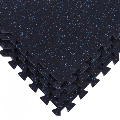 Gorilla Sports Sada ochranných podložiek, 4 ks, čierna/modrá