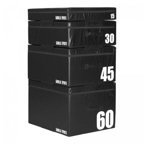 Gorilla Sports Jump Box čierny, 45 cm Gorilla Sports Jump Box čierny, 45 cm