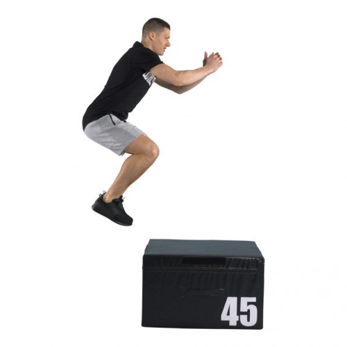 Gorilla Sports Jump Box čierny, 45 cm Gorilla Sports Jump Box čierny, 45 cm