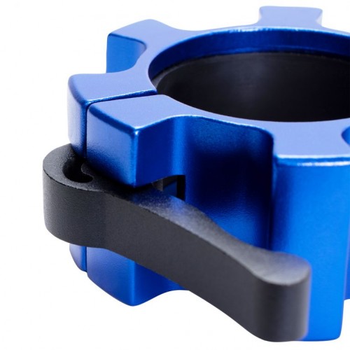 Gorilla Sports Rýchloupínacie uzávery 50 - 51 mm, 2 ks, modrá