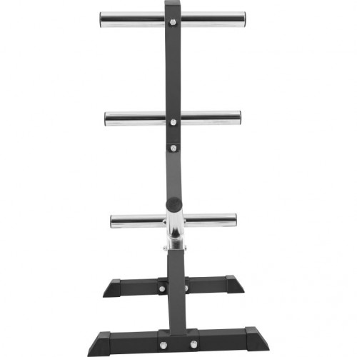 Gorilla Sports Stojan na záťažové dosky, 50/51 mm, čierny