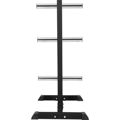 Gorilla Sports Stojan na olympijské kotúče 112 cm, čierny